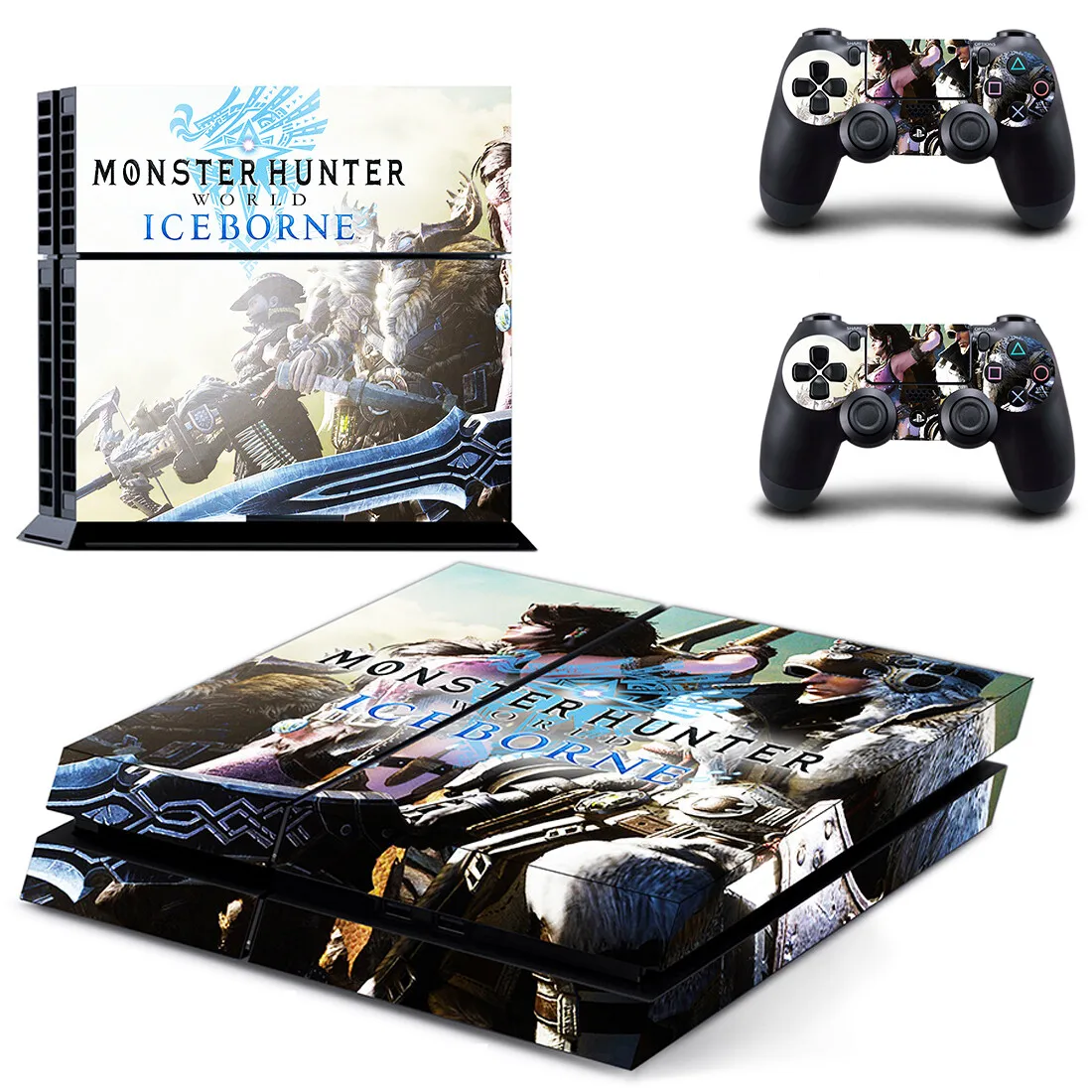 몬스터 헌터 월드 PS4 스킨 스티커 데칼 커버 보호대, 콘솔 및 컨트롤러 스킨 비닐