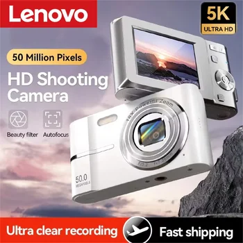 Lenovo 5K Digital Camera 50MP 16X Student Camera Outdoor Anti-Shake Digital Video Camera Flash Video Recorder Small Video Camera 1