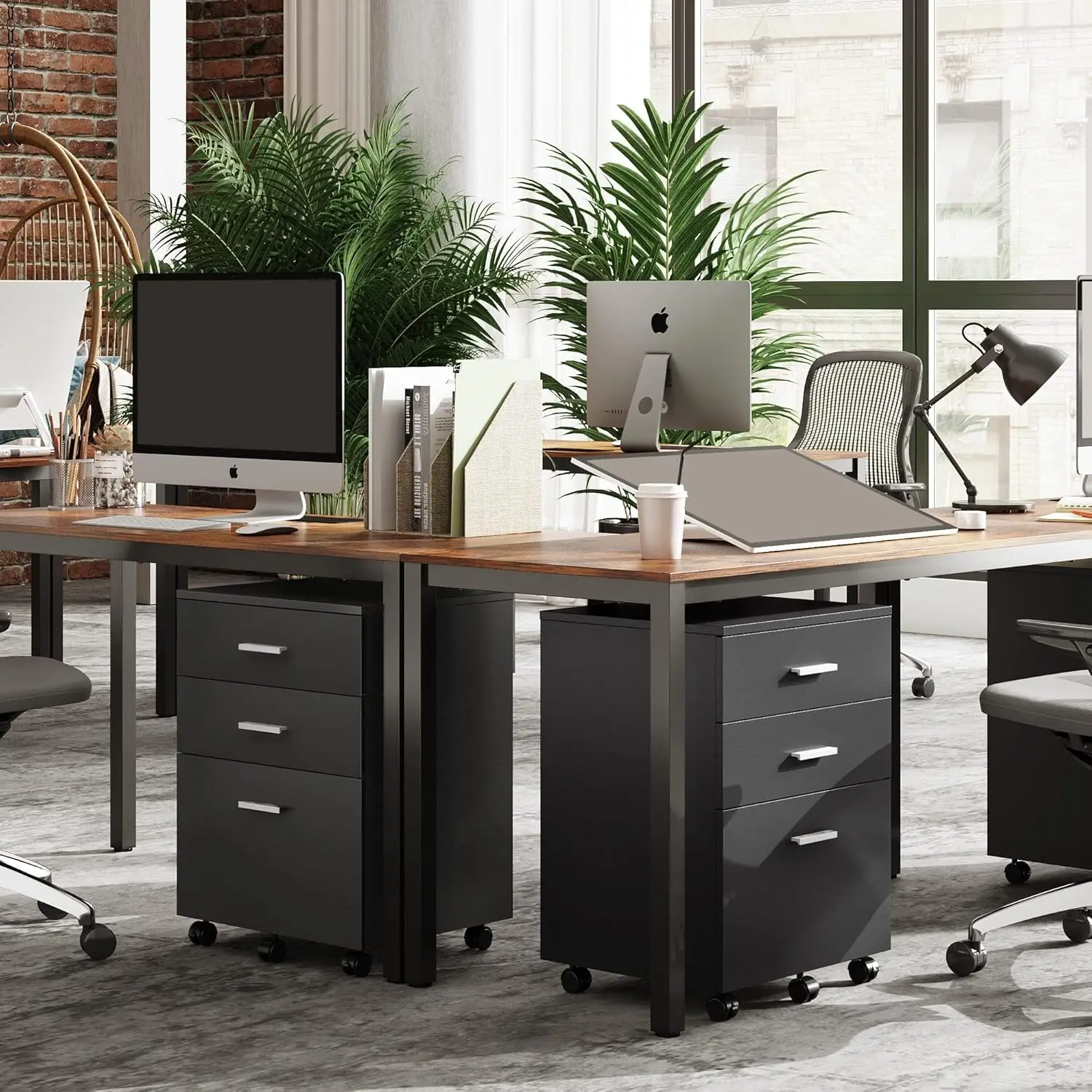 3-Drawer Rolling File Cabinet 2