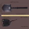 WPKOPYA U.S.A  440c Outdoor Multi-purpose fiberglass handle tactical shovel, jungle camping survival shovel, vehicle shovel 5
