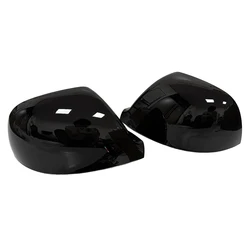 Replacement Rearview Side Mirror Cover Wing Cap Exterior Trim (Gloss Black)