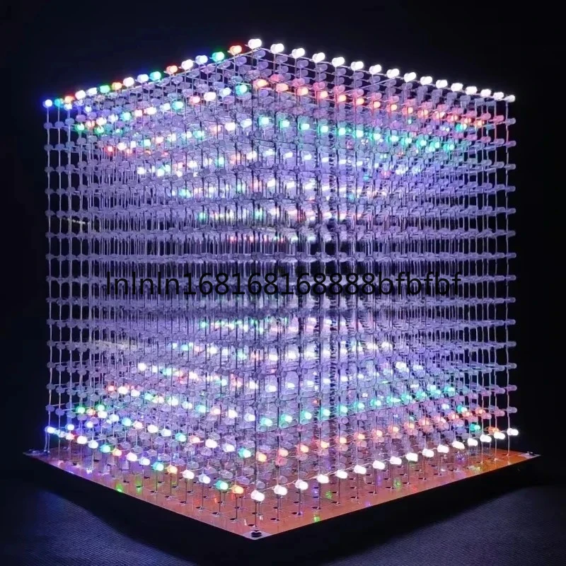 DIY 제작 부품에 적합 맞춤 애니메이션 지원 3D16미니 라이트 큐브 키트 16x16x16