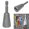 Wire Twisting Tools Hexagonal Handle Electrician Quickly Wire Twister Spin Twist Wire Connector Socket for Power Drill Drivers 1
