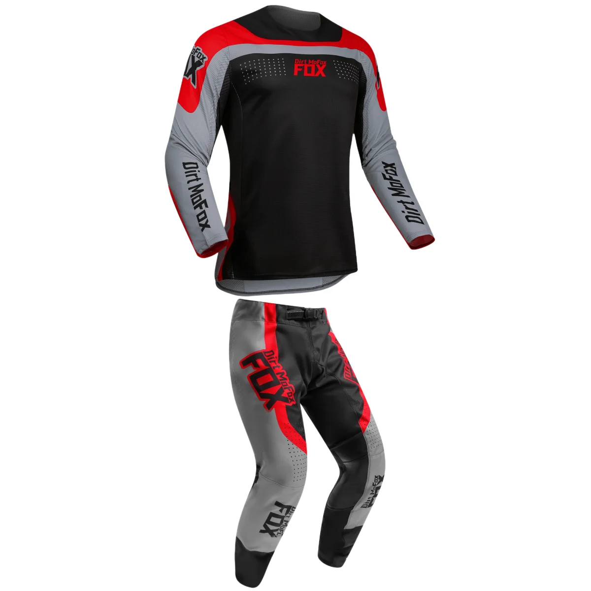 Dirt MoFox Mx Jersey and Pants Set Motocross Suit MTB BMX DH Enduro Dirt Bike Adult Gear Combo Offroad Racewear