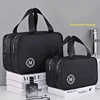 New Large capacity makeup bag dry wet separation double layer toiletry bag travel essential portable Cosmetics organizer 2