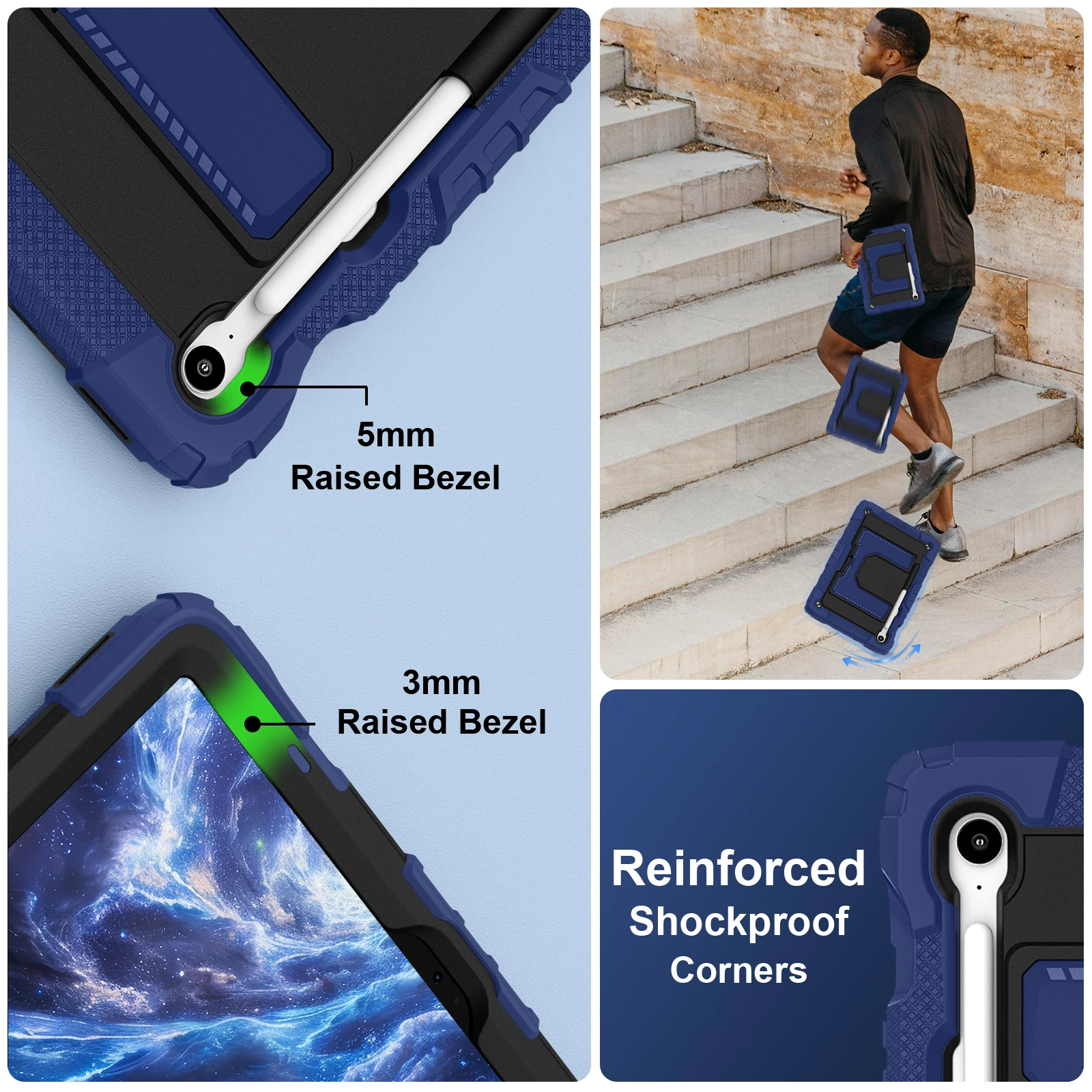 Heavy Duty Shockproof Stand Case