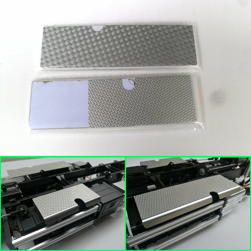 

1 шт. металлическая противоскользящая пластина для 1/14 Tamiya RC грузовик автомобиль Scania VOLVO 56360 детали «сделай сам» игрушки