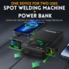 FNIRSI SWM-10 Welding Machine Portable Battery Spot Welding Adjustable MAX 0.25mm 5000mah 18650 Battery Nickel Sheet Iron Sheet 6