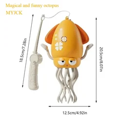 Dancing Octopus Interactive Toddler Toy - Creative Educational Gift (Yellow)