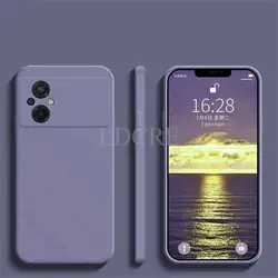 Liquid Silicone Protective Case - Enhanced Grip & Durability for POCO F4 (Lavender Grey)