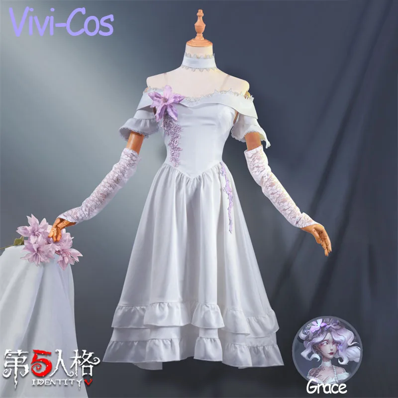 

Vivi-Cos персонаж игры V Grace Fisher Girl милый Косплей Хэллоуин женский костюм для ролевых игр Вечеринка Новинка