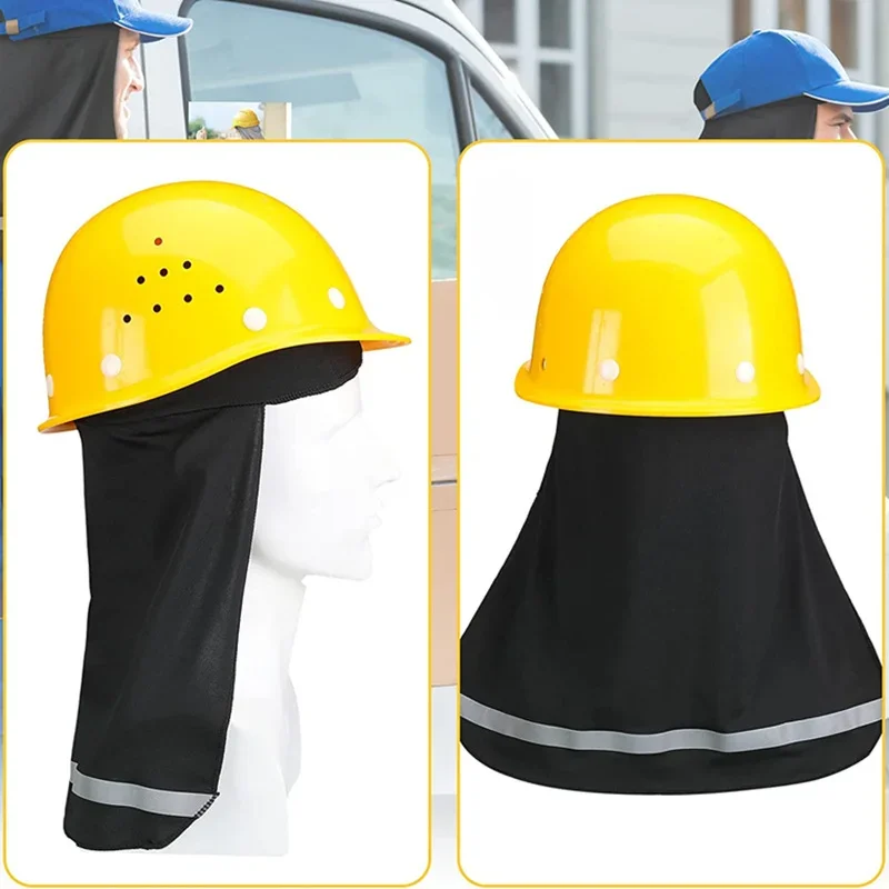 Baseball Caps Cycling Sun Shade Cap Men Cooling Sports Long Tail Hat Summer UV Protection Neck Protector Fishing Hiking Cap Hard Hat Lining