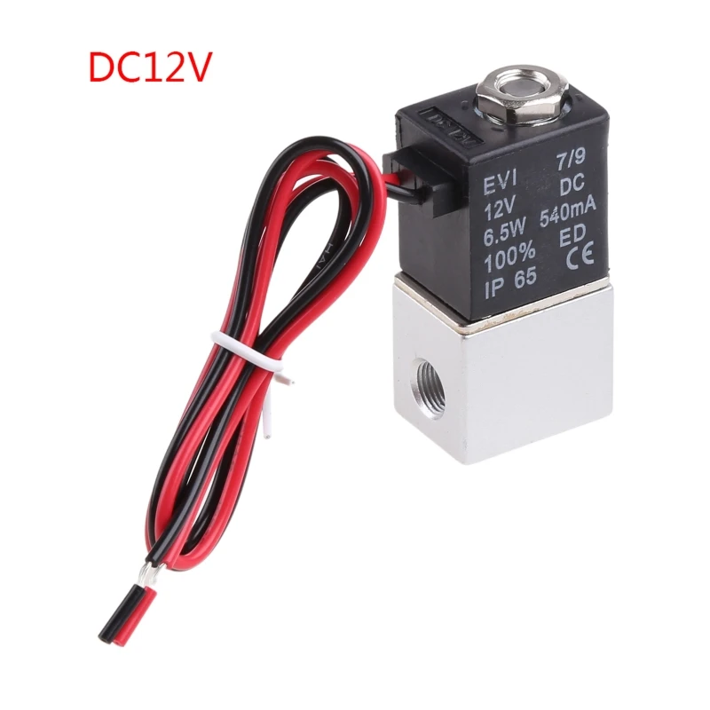 

DC12V/DC24V/AC220V 2-ходовой 2-позиционный нормально закрытый небольшой электрический соленоид для воздушного пневматического