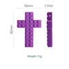 Pet and Baby Cross Border Autism Children Skull Gutta-Percha Sensory Chewing Necklace Silicone Teether Grinding Machine Pendant 6