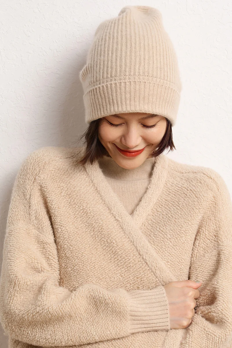 

2023 Autumn And Winter New Women's Cashmere Knitted Hat