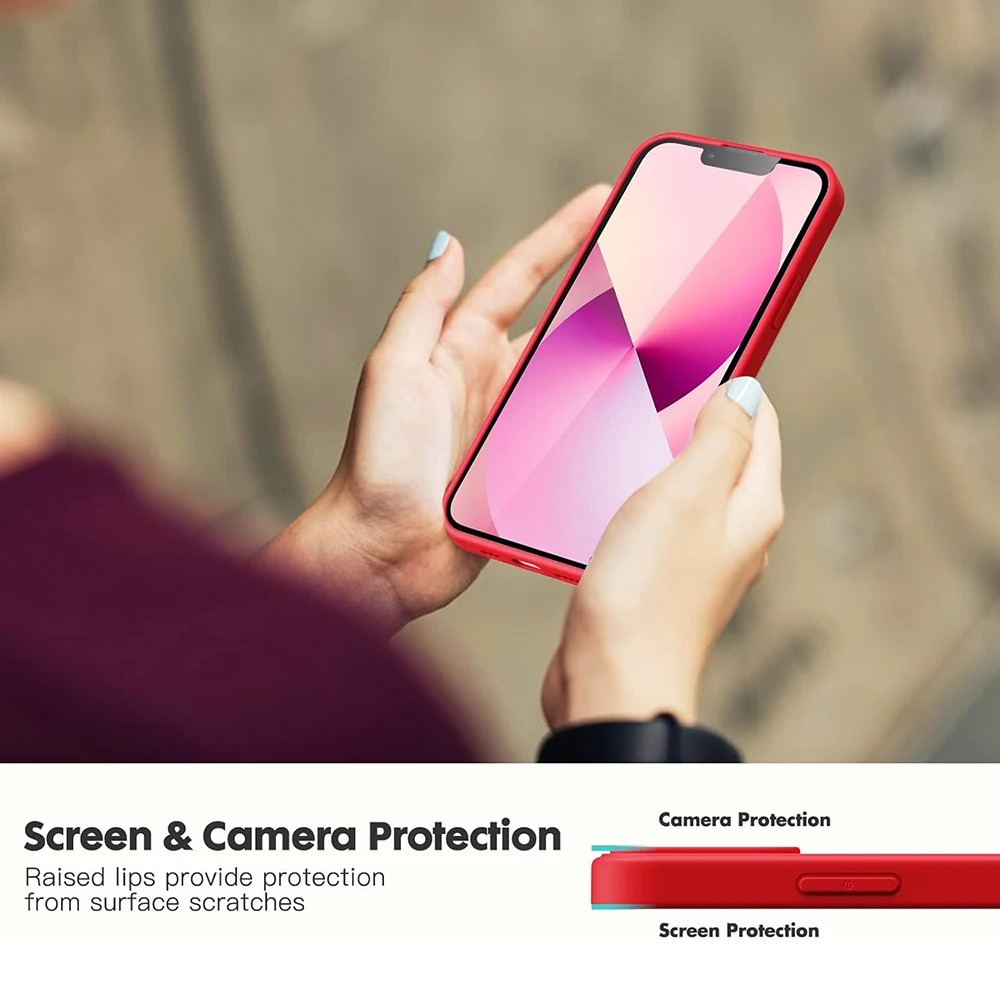 Vibrant Silicone Matte Soft Case - Luxury Ultra Thin Back Cover Shell