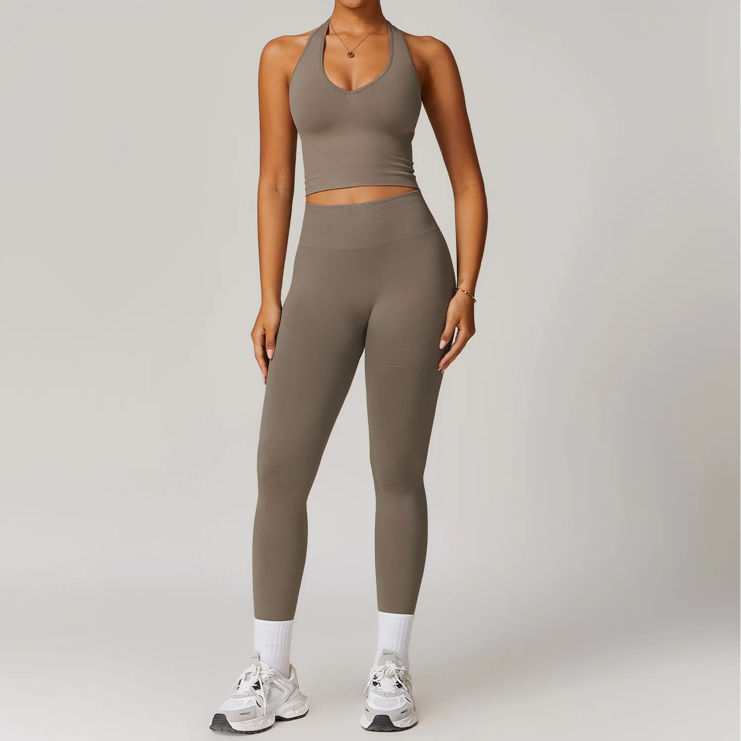 2pcs Seamless Yoga Set Gym Clothes Athletic Wear Yoga Suits For Women Fitness Set Tracksuits Sports Bra Gym Leggings Sportswear 4