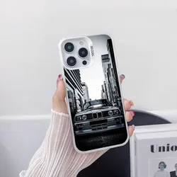 Shockproof Silver Car - Inspired Phone Case with Colorful Design - iPhone 12 Mini (Z1)