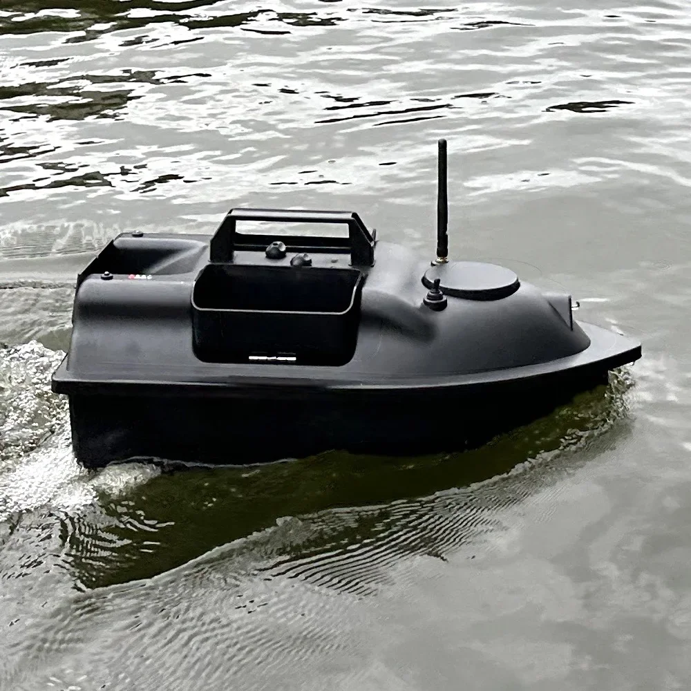 V010 RC Fishing Boat GPS Sonar Fish Finder 2.4Ghz 500M Fixed Speed Cruise 3 Hoppers 2KG Loading Remote Control Bait Boat
