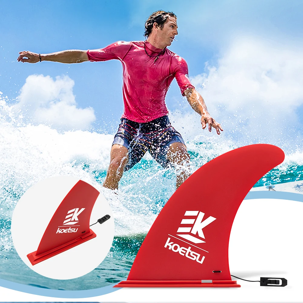 Paddle Board Fin SUP Center Fin No-Tool Installation Single Center Fin Improves Stability for Paddle Board Longboard
