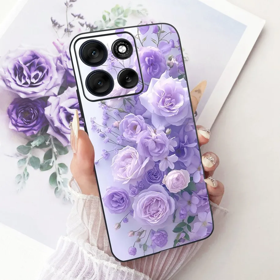 Stylish Bowknot Flower Soft Silicone Phone Case