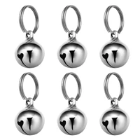 6pcs 16MM Cat Dog Bell For Cat Bells Pendant Bells Copper Bell Accessory multiuse Pet Pendan with Key Rings Decoration 1