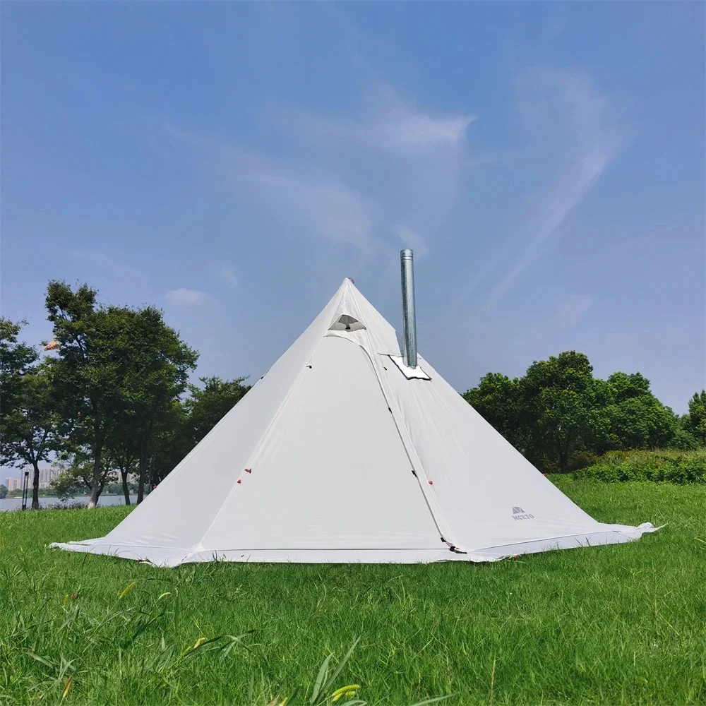 Camping Tent, 400PRO Pyramid Teepee for 3-4 Person