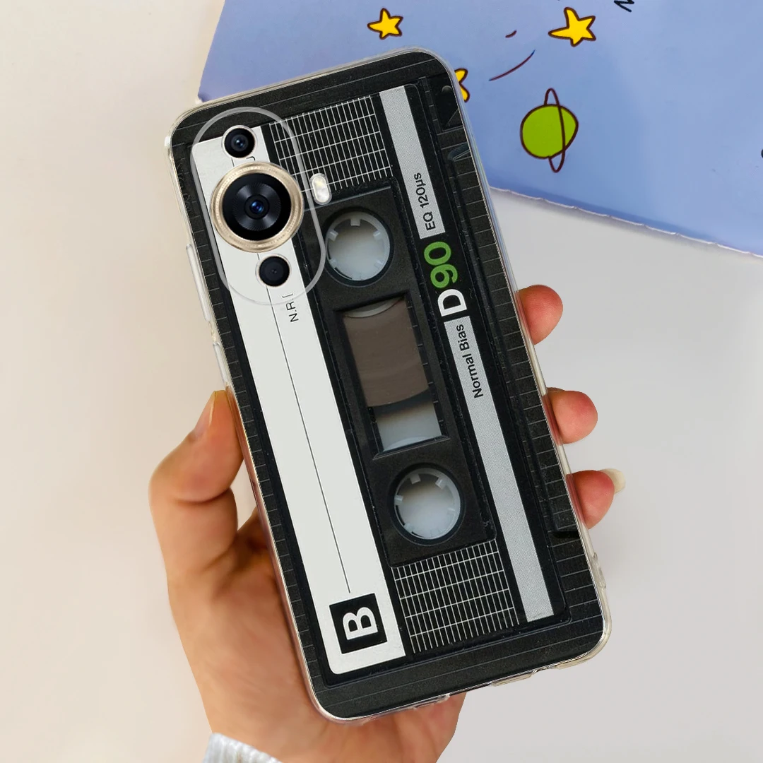 Cute Painted Clear Silicone Soft TPU Phone Case for Huawei Nova 11 Series