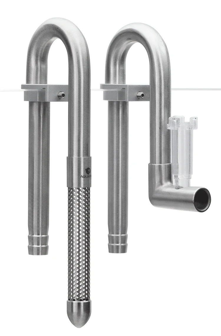 AQUAPRO Mini Skimmer Inflow Edelstahl Einlass Auslass Rohre Garnelen Wasser Filter Lilie Aquarium Aquarien Zubehör Fishbowl – Detail 16