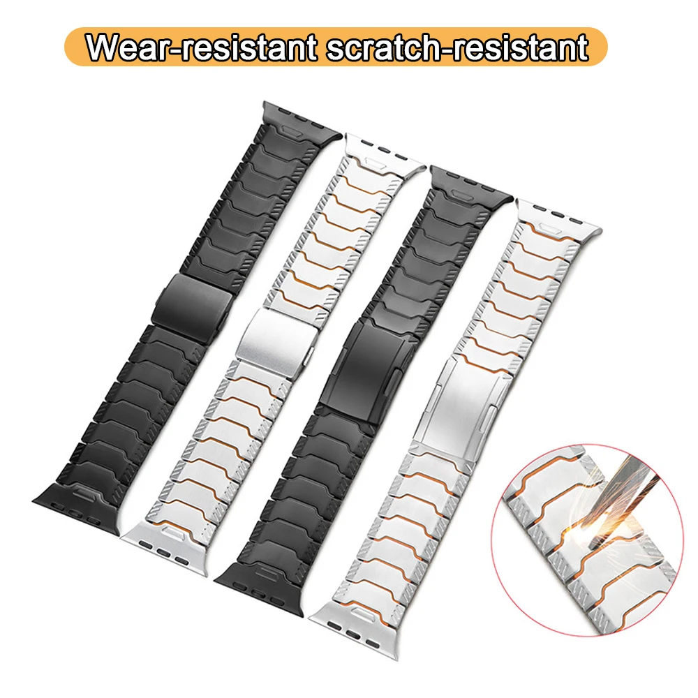 Luxury Titanium & Silicone Magnetic Band