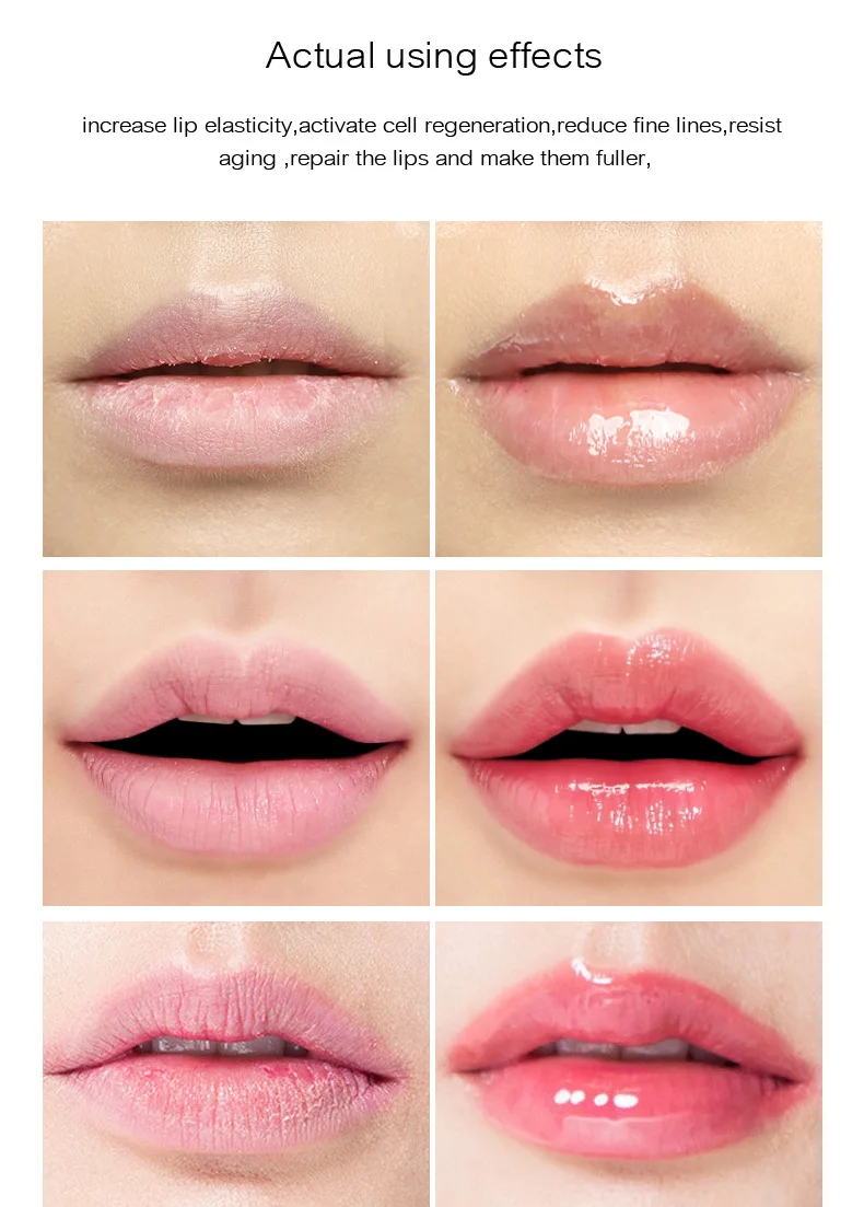 Instant Volumising Lip Plumper Oil Collagen Lip Gloss Moisturizer Repair Extreme Volume Essence Lips Enhancer Cosmetics