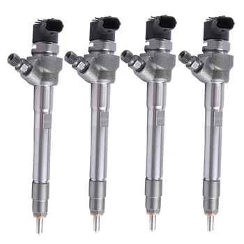 Injetor de combustível diesel para JAC, 4D30, S350, 0445110575, novo, peças de reposição, acessórios, 4pcs