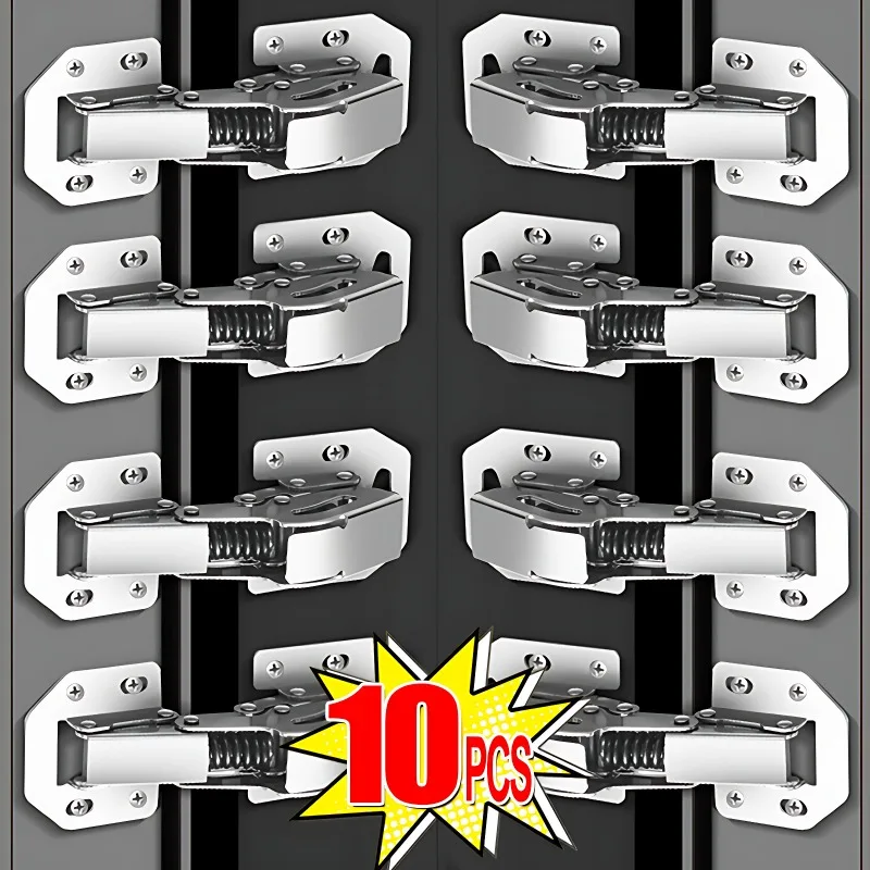 Cabinet Hinges 90 Degree No-Drilling Hole Cupboard Door Hydraulic for Furniture Hardware Accessories cabinet door hinges furniture hinge cabinet hinges