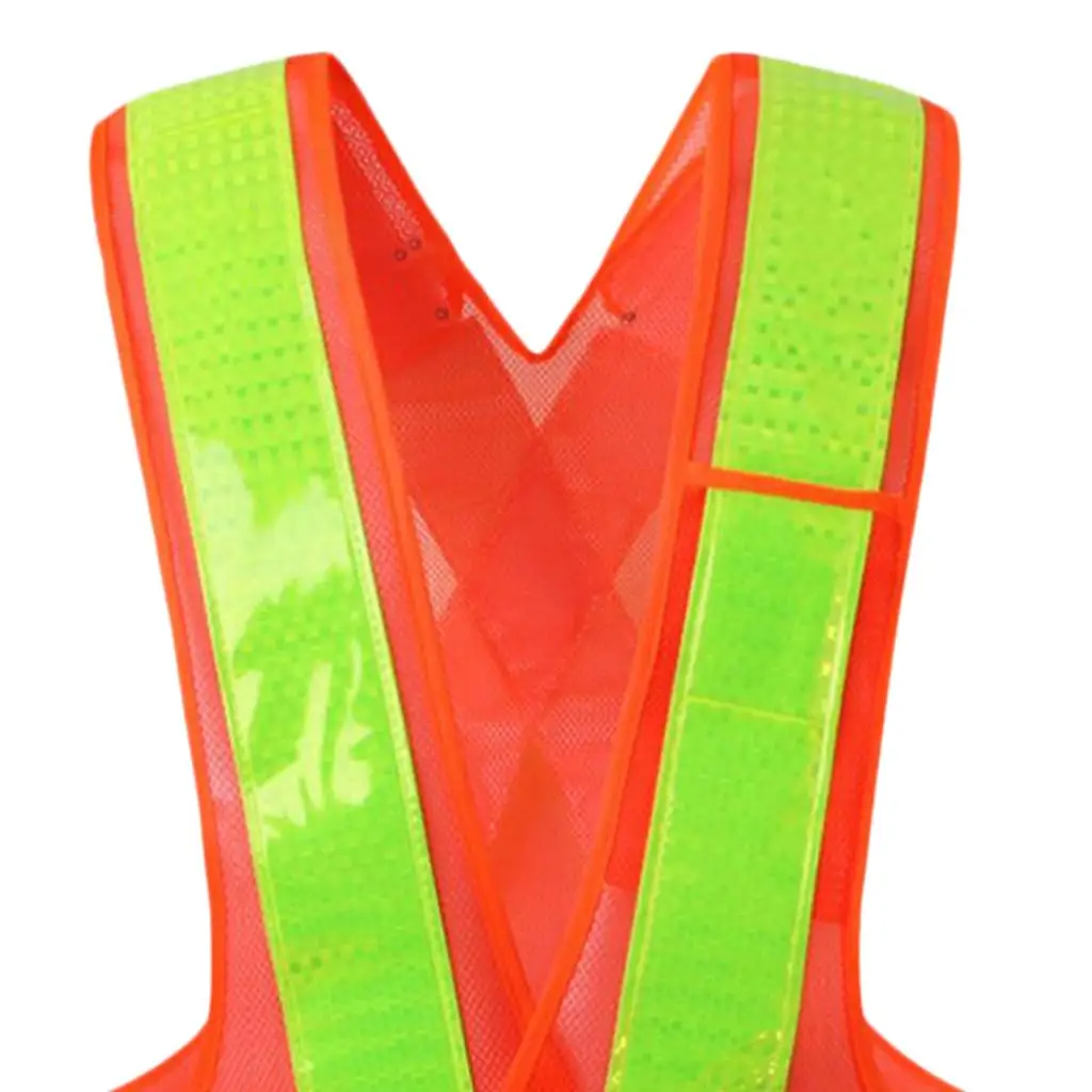 안전 의류 고광택 반사 스트립 민소매 조끼 내구성 폴리에스터 메쉬 안전복 엔지니어링 작업용