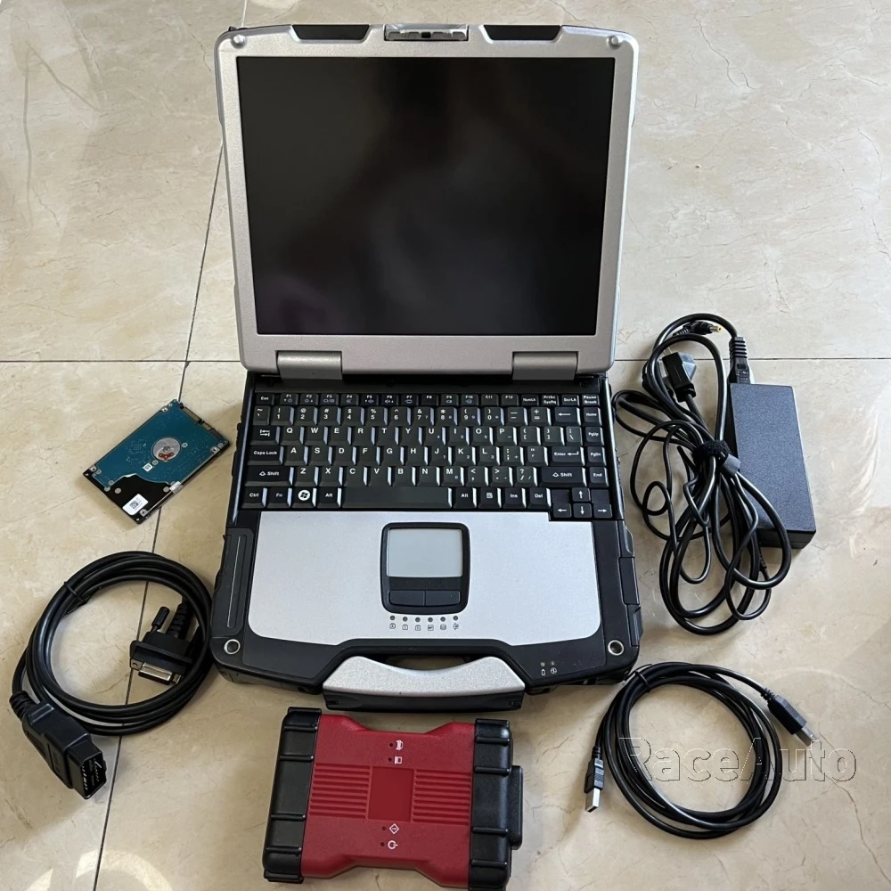 Диагностический сканер Vcm2 с полным чипом IDS V120 программное обеспечение SSD CF31 ноутбук (I5 4g) сенсорный экран готов к работе