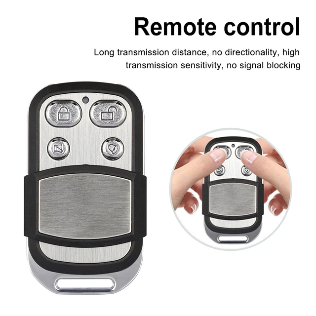 1-5PCS 433mhz Remote Control 4 Button Smart Copy Duplicator Electric Garage Door Gate Remote Cloning Universal Garage Door Gate 4