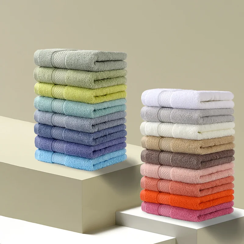 

Полотенце для лица из 100% хлопка, полотенце из микрофибры для мытья рук и волос, полотенце для ванной комнаты, семейного отеля