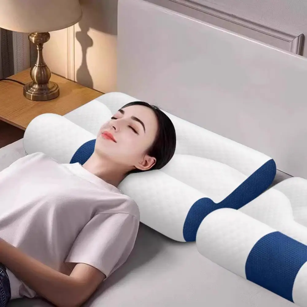 Memory Foam Neck Support Pillow Neck Pain Relief Pillow for Side Back Sleepers Summer Rebound Elastic for Circulation for Sleep 5