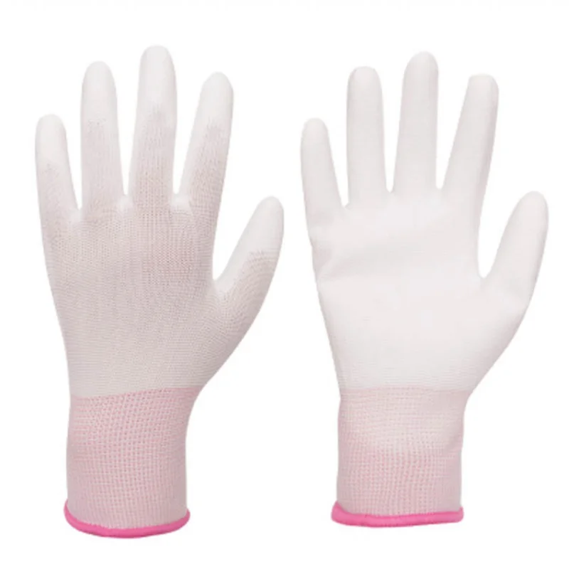 6pair Antistatic Gloves Anti Static ESD Electronic Working Gloves pu coated palm coated finger PC Antiskid for Finger Protection 2
