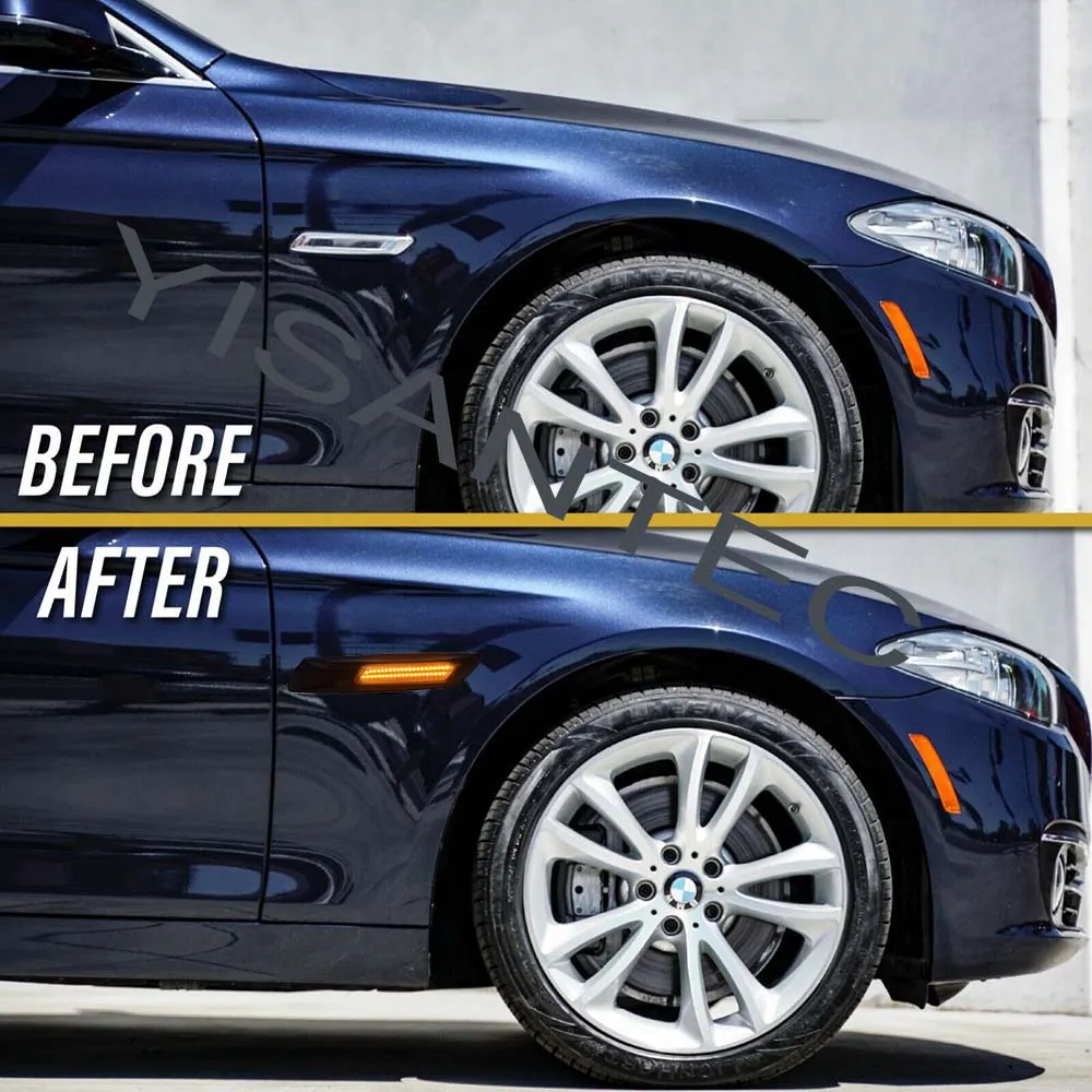 ����ũ ���� ���̳��� ��� LED ���̵� ��Ŀ ����Ŀ ����Ʈ BMW F10 F11 F18 2011-2017 BMW 5�ø��� F10 OEM��  63137154170