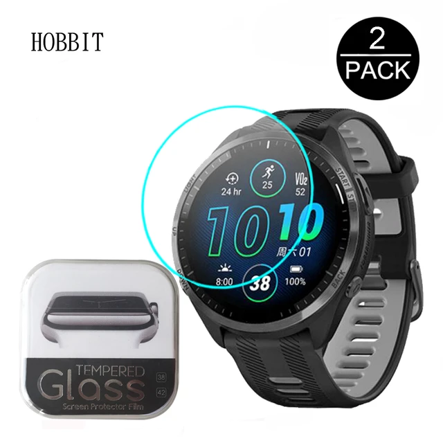 Screen Protector Garmin Forerunner 245 Music - 9h Tempered Glass Garmin  Forerunner - Aliexpress