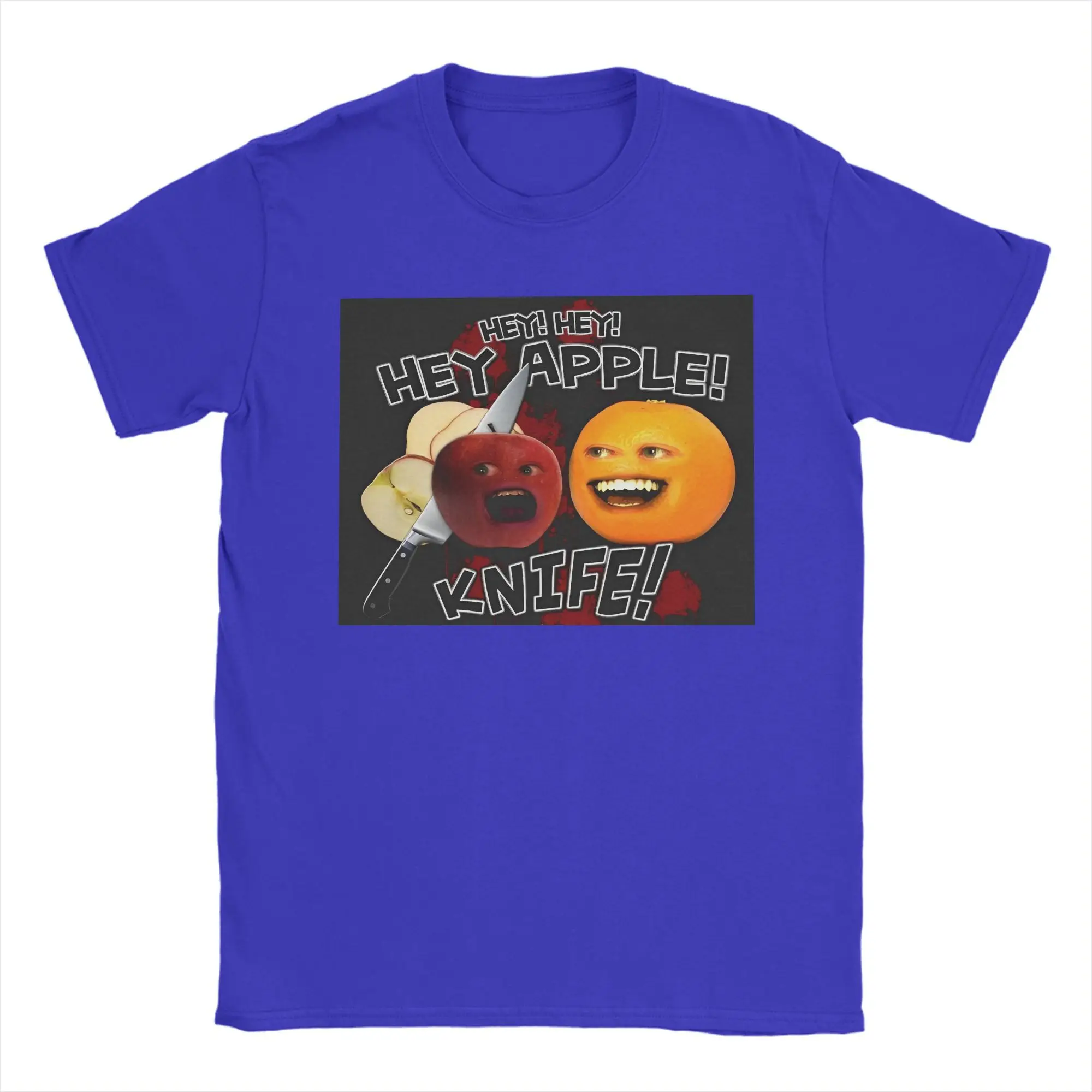 Funny Annoying Orange Graphic Pure Cotton Men's Casual Street Style T-Shirt