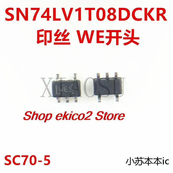

5 шт., оригинальный запас, модель SN74LV1T08DCKR WE3