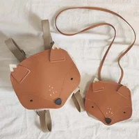 Kids Backpack Fashion Lovely PU Leather Messenger Bag Mini Coin Purse Handbags Girls Cartoon Shoulder Bags Princess Accessories 4