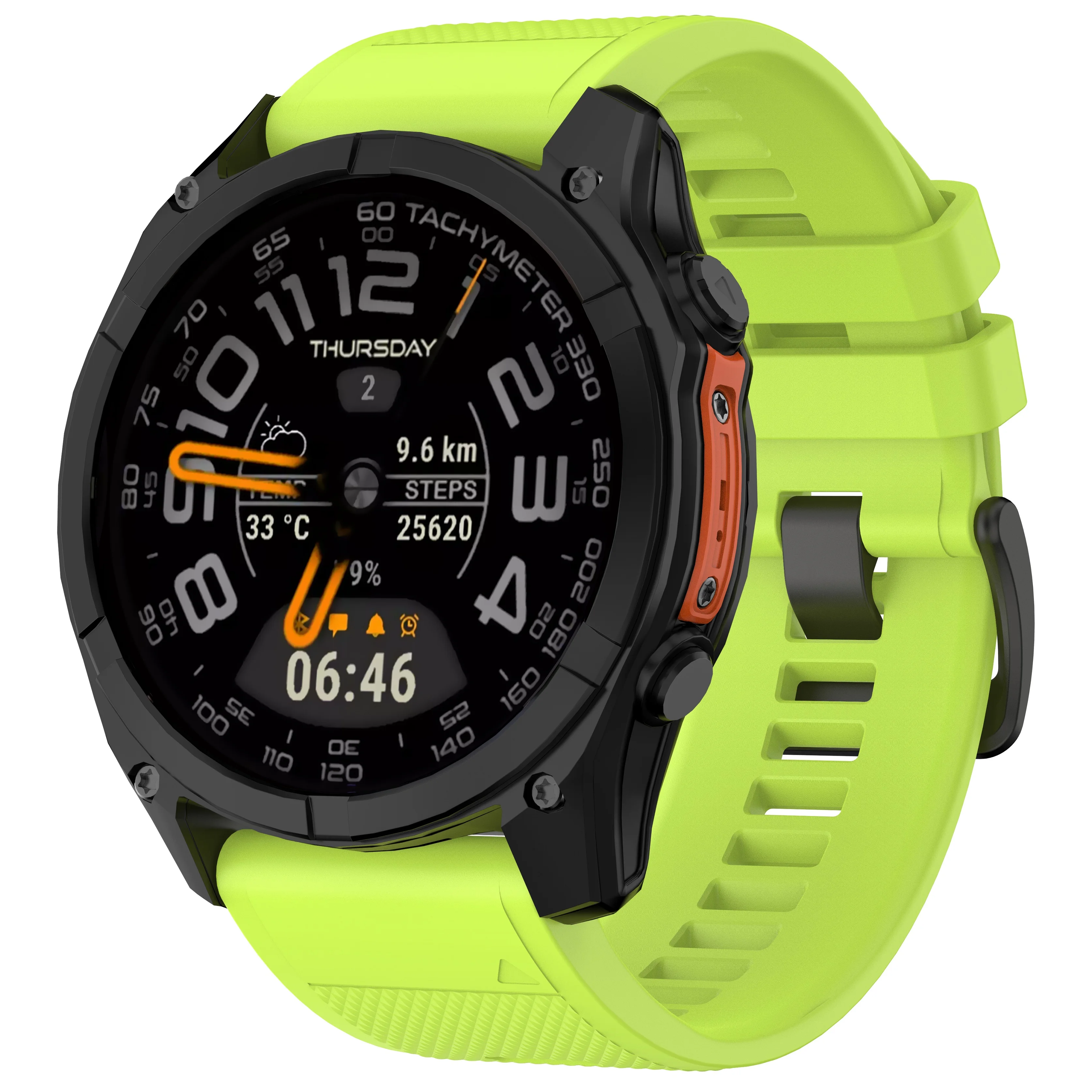 Sports Silicone Strap - QuickFit 22mm & 26mm Bracelet Watchband