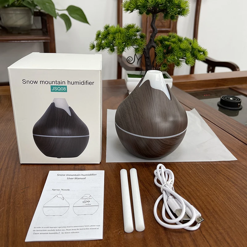 Umidificatore da 600ml diffusore per aromaterapia per la casa elettrodomestico vaporizzatore evaporatore ambiente aromatizzatore umidificatori per aromi stanza