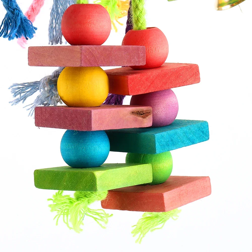 Wooden Parrot Chew Toy 4