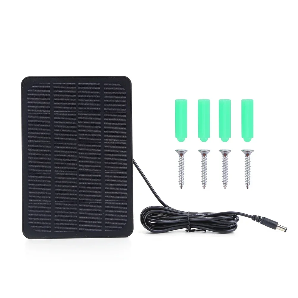 10W 5V Solar Panel Supply For ieGeek Outdoor Wireless Security Camera Solar Plate Kit Waterproof Charger DC5521/USB-C Port portable solar panel solar charger panels solar battery charger solar panels solar charger solar panel kit