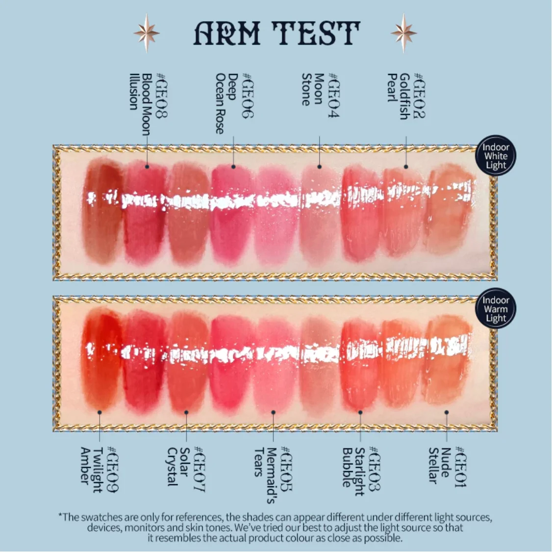 Flower Knows Moonlight Mermaid Series Jewelry Lip Gloss 3.5ml Original Makeup Cosmetics Flowerknows
