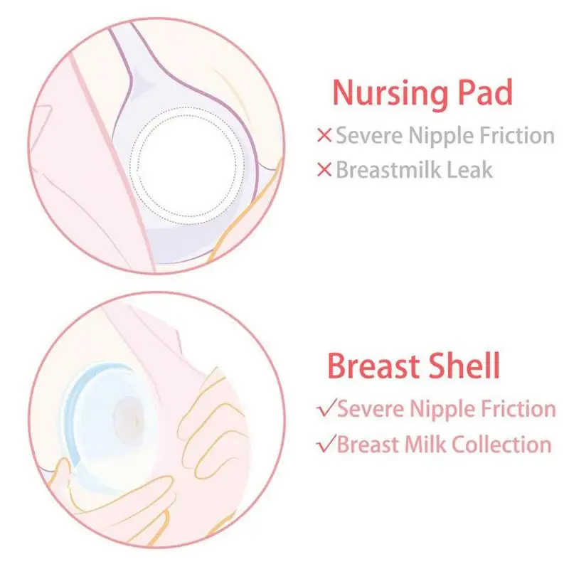 Portable Leakproof Breast Pump With Fit Breast Design Washable Electric Hands-Free Pumps For Mother Collect Breastmilk
